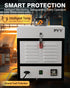 PYY Electric Kiln - 1500W Melter Furnace Oven Pottery Kilns, Hi-Temp 2200℉/1200℃, Melting Furnace with Vent Hole, for Wax Casting, Clay Pottery Ceramic DIY, Glass, Jewelry Making