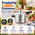PYY Pressure Cooker,5.5 Quart Aluminum Stovetop Pressure Cooker with Steamer Rack,Gas and Induction Compatible for Commercial and household