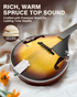 Mandolin Instrument - A Style 8-Strings Mandolin Musical Instrument 27 Inch Mandolins for Beginners Starter Kit with Gig Bag, Spare Strings, Digital Tuner, Capo, 3 Picks, Strap