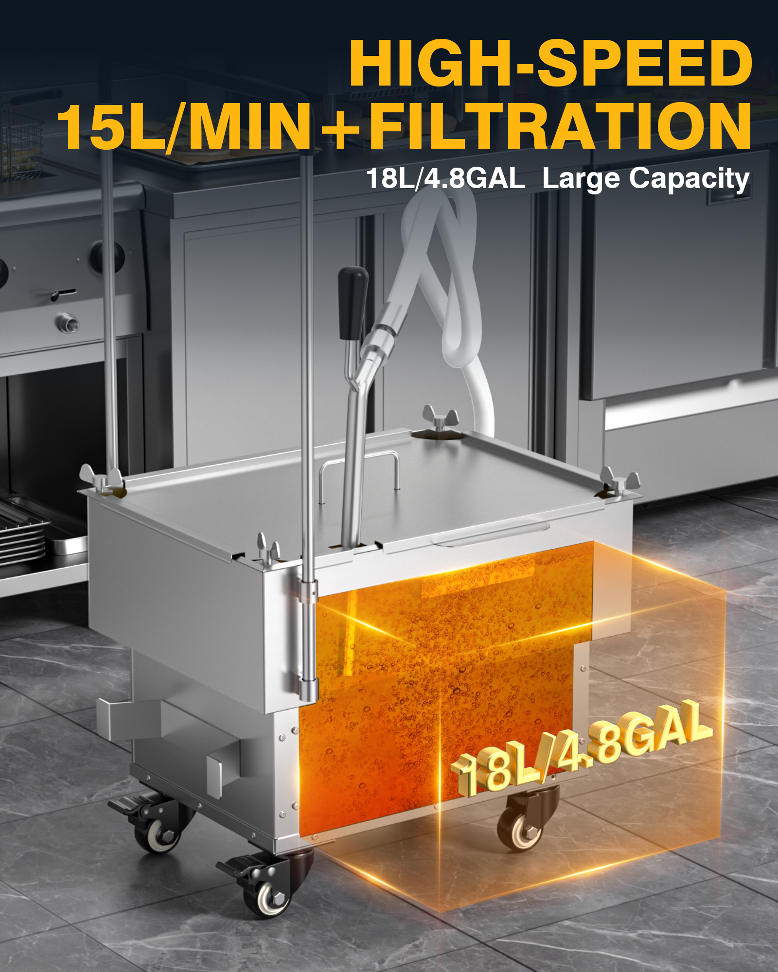 PYY Fryer Filter Machine With PYY Fryer Filter Paper