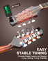 Mandolin Instrument - A Style 8-Strings Mandolin Musical Instrument 27 Inch Mandolins for Beginners Starter Kit with Gig Bag, Spare Strings, Digital Tuner, Capo, 3 Picks, Strap