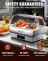 PYY Electric Chafing Dish, Roll Top Chafing Dish Buffet Set,Chaffing Server Set Chafer for Catering,Buffets