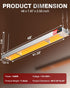 PYY Food Heat Lamp Strip - Commercial Food Heating Warmer, 500W Hanging Stainless Steel Electric Strip Heater, Food Service Restaurant