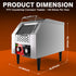 Commercial Toaster Conveyor 150slices/h Restaurant Toaster for Bun Bagel Bread Heavy Duty Stainless Steel Conveyor Toaster