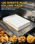 PYY Fryer Filter Paper - 120 Sheets Non-Woven 19.3 x 16.1 Inch Filter Paper Replacement for PYY 18L/38L Fryer Filter Machine, 98.5% Filtration Rate