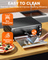 PYY Indoor Electric Pizza Oven - Countertop Pizza Maker Machine Commercial With Crumb Tray for Home 12in