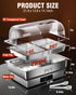 PYY Electric Chafing Dish, Roll Top Chafing Dish Buffet Set,Chaffing Server Set Chafer for Catering,Buffets