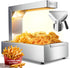 PYY French Fry Warmer - Commercial Food Heat Lamp 600W Food Warmer Light,Free-Standing Warming Dump Station Countertop Fries Food Warmer for Chips Churros Buffet Kitchen Restaurants
