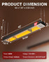 PYY Electric Strip Heater - 42-Inch Commercial Grade Infrared Food Warmer, Pass-Through Stations Heating, Stainless Steel Food Warming Light for Cafeteria Restaurants Kitchen, 850W