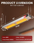 PYY Electric Strip Heater - 42-Inch Commercial Grade Infrared Food Warmer, Pass-Through Stations Heating, Stainless Steel Food Warming Light for Cafeteria Restaurants Kitchen, 850W