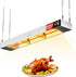 PYY Food Heat Lamp Strip - Commercial Food Heating Warmer, 500W Hanging Stainless Steel Electric Strip Heater, Food Service Restaurant