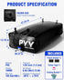 PYY Portable 105 Gallon Water Bladder - Truck Bed,Carrier Cart Large Water Bob Bathtub Emergency Water Bladders for Outdoor RV & Car Camping,Water Bladder Tank with Spigot,Overflow Kit-Black 400L