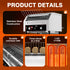 PYY Commercial Conveyor Toaster - Electric Industrial Belt Toasters Oven Heavy Duty Stainless Steel Tostadora Transportadora for Bun Bagel Bread Waffle Restaurant Buffet 450 Slices/Hour