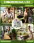 PYY Sugar Cane Juicer Machine - Commercial Countertop Electric 3-Rollers Sugarcane Juice Press Stainless Steel Washable Extractor, Guarapera de Caña de Azúcar Eléctrica w/ 2 Peelers, Brush, 600W