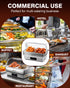 PYY Electric Chafing Dish, Roll Top Chafing Dish Buffet Set,Chaffing Server Set Chafer for Catering,Buffets