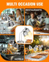 Commercial Food Warmer - 2-Head Electric Heating Lamp ETL Listed 500W Stainless Steel Food Warmer Lamp Catering Food Warming Lamp for Catering Kitchen Food Service Restaurant Buffet Cafeteria