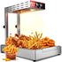 PYY French Fry Warmer - Upgrade Commercial Food Heat Lamp Fry Dump Station Chip Warmer Food Warmer Adjustable Height Temp 86°F-156°F Countertop Freestanding Food Truck Restaurant Buffet