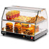 PYY Commercial Food Warmer Display - 2-Tier Adjustable Shelf Pastry Disaplay Case Pretzel Warmer Machine, Countertop Food Warmer with LED Lighting, for Hamburger, Pizza, Bread, Fried Chicken