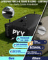 PYY Portable 105 Gallon Water Bladder - Truck Bed,Carrier Cart Large Water Bob Bathtub Emergency Water Bladders for Outdoor RV & Car Camping,Water Bladder Tank with Spigot,Overflow Kit-Black 400L