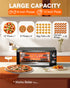 PYY Indoor Electric Pizza Oven - Countertop Pizza Maker Machine Commercial With Crumb Tray for Home 12in
