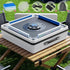 PYY Automatic Mahjong Table - Portable Electric Mahjong Table w/ 152 Magnetic Tiles incl. Joker Tiles, American & Chinese Style, Tabletop Folding Auto Shuffling Mah Jong Table for Outdoor and Indoor