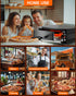 PYY Indoor Electric Pizza Oven - Countertop Pizza Maker Machine Commercial With Crumb Tray for Home 12in