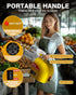 PYY Oil Press Machine - Upgrade 1800W Cold & Hot Press Automatic Electric Oil Maker Extractor for Home, Seeds Nuts Oil Expeller Press Mill, Stainless Steel Household for Peanut Flaxseed Olive Kernel