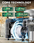 PYY Oil Press Machine - Automatic Electric Oil Maker for Home Commercial, 750W Cold & Hot Press Seeds Nuts Oil Expeller Press Mill, Stainless Steel Household Oil Maker for Peanuts
