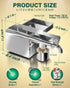 PYY Oil Press Machine - Automatic Electric Oil Maker for Home Commercial, 750W Cold & Hot Press Seeds Nuts Oil Expeller Press Mill, Stainless Steel Household Oil Maker for Peanuts