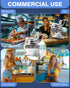 PYY Snow Cone Machine - Commercial Ice Crusher Shaver, Electric Crushed Shaved Snowcone Maker, 440LBS/H 1400RPM All-Copper Motor, Stainless Steel Full Body, Dual Blades, Acrylic Box and Drain Pipe